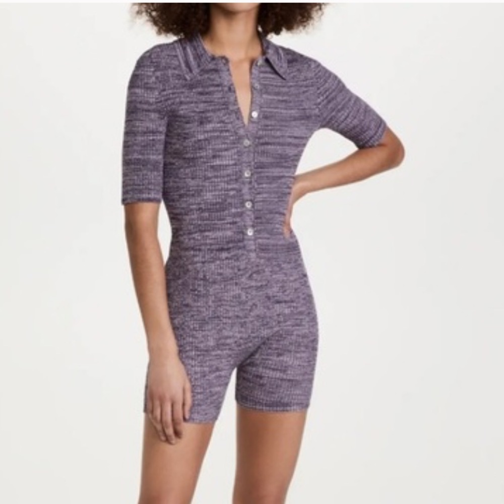 Le ORE Ribbed Knit Romper‎ Playsuit